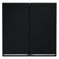 Клавиши для выключателя/переключателя двухклавишного с подсветкой, S70 (графит), VLS000407