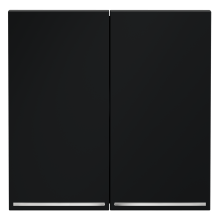 Клавиши для выключателя/переключателя двухклавишного с подсветкой, S70 (графит), VLS000407 Клавиши для выключателя/переключателя двухклавишного с подсветкой, S70 (графит), VLS000407