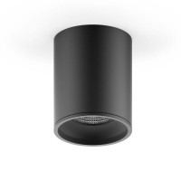 Светильник Gauss Overhead накл цил 12W 920lm 4100K 170-240V IP20 79*100мм черный LED 1/30, HD007