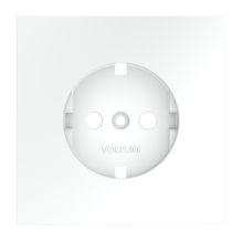 Накладка для розетки с заземлением, S70 (белый матовый), VLS000602