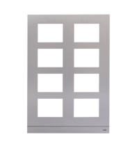 51026CF-A - Рамка станции вызова, размер 2/3, серебристый