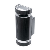 Светильник садово-парковый Gauss Enigma настенный архитектурный, 2*GU10, 100*105*300мм, 170-240V / 50Hz, 2xMax.50W, IP54 (1/12), GD162