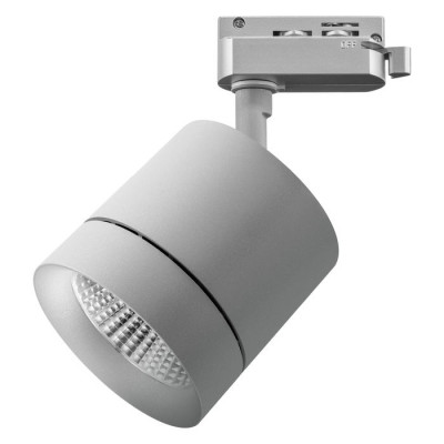 Lightstar 301294 Светильник для 1-фазного трека CANNO LED 15W 960LM 30G СЕРЫЙ 4000K IP20 (в комплекте)