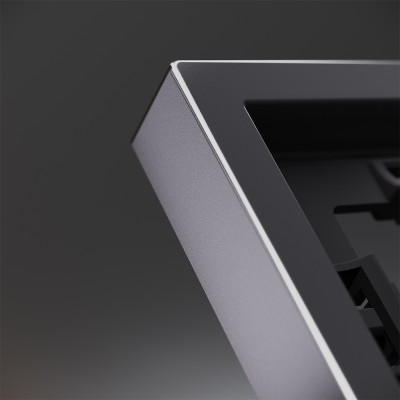 Рамка металлическая на 2 поста, S70 Metal (антрацит), VLSM120212