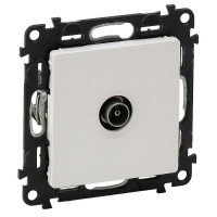 753451 - Valena LIFE.Розетка ТВ c топологией "звезда" 0-2400 МГц.С лицевой панелью.Белая, Legrand