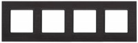 ЭРА 14-5204-05 Elegance Черный/антрацит Металл Рамка 4-ая