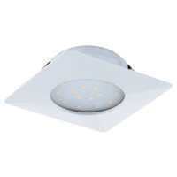 95861 Светодиод. встраиваемый светильник PINEDA, 1х12W(LED), 102х102, пластик, белый