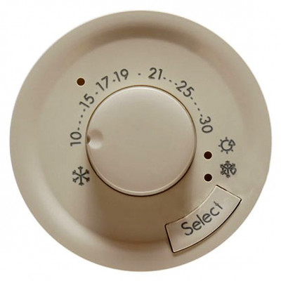 66280 - Лицевая панель - Программа Celiane - комнатный термостат Кат. № 0 674 00 - слоновая кость, Legrand