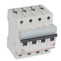 Legrand Автоматический выключатель TX? 6000 - 6 кА - тип характеристики B - 4П - 400 В~ - 40 А - 4 модуля, 404018