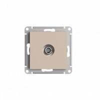 ATN001292 - ATLASDESIGN TV РОЗЕТКА проходная 4дБ, механизм, ПЕСОЧНЫЙ, Systeme Electric