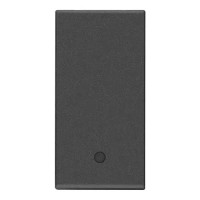 Vimar Клавиша 1M neutro, карбон матовый, 09021.N.CM Vimar Клавиша 1M neutro, карбон матовый, 09021.N.CM