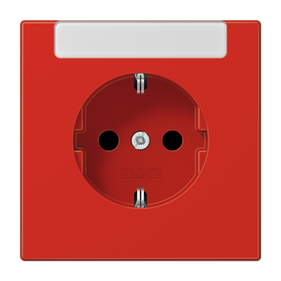 SCHUKO®-розетка 16 A / 250 B ~с дополнительной защитой и полем для надписи, LS1520INART