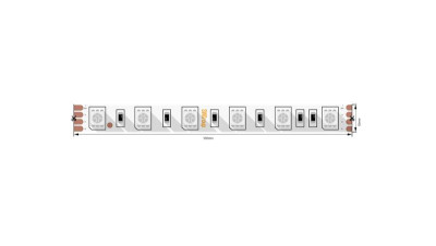 Лента светодиодная стандарт 5050 60LED/м 14.4Вт/м RGB 24В IP20 (уп.5м) SWG Standard 00-00009271