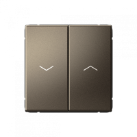 GAL000619S - ARTGALLERY 2-клавишный ВЫКЛЮЧАТЕЛЬ ДЛЯ ЖАЛЮЗИ, 2х сх.4, 10А, механизм, быстрозажим. клем., МОККО, Systeme Electric