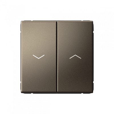 GAL000619S - ARTGALLERY 2-клавишный ВЫКЛЮЧАТЕЛЬ ДЛЯ ЖАЛЮЗИ, 2х сх.4, 10А, механизм, быстрозажим. клем., МОККО, Systeme Electric