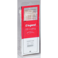 Legrand Монтажный хомут Colring для маркировки кабеля - полиамид 6/6 - ширина 4,6 мм - длина 180 мм - бесцветный, 032063