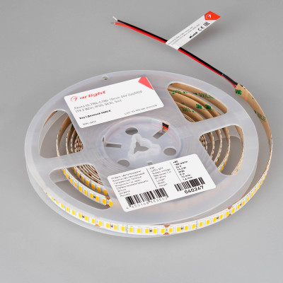 Лента ULTRA-C180-10mm 24V Day5000 (19.2 W/m, IP20, 5630, 5m) (Arlight, высок.эфф.200 лм/Вт), 040247