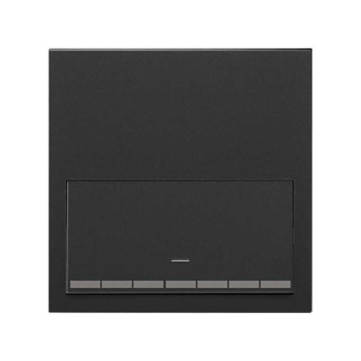 Simon 10020113-238 Кит 1 пост, фронт. 1 рамка «минимум» + 1 клавиша светорегулятора цвета черный матовый S100