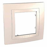Unica Рамка 1-ная моноблок, беж.