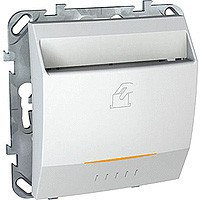 ВЫКЛЮЧАТЕЛЬ карточный, с выдержкой времени, 8 А, БЕЛЫЙ