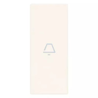 Vimar Клавиша 1M аксиальная с символом звонок белая, 31000A.CB