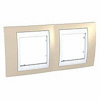 UnicaCh Рамка 2-ная горизонт., песчан./бел.