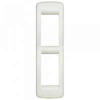 Vimar Накладка на 2 модуля RONDO для панелей металл слоновая кость, 16784.10