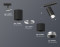 Трековый акцентный светильник однофазный MR16 GU5.3, AMBRELLA LIGHT, XT7402102