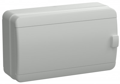 TEKFOR Корпус пласт. КМПн-12 IP65 сер. непрозр. дверь IEK, TF5-KP73-N-12-65-K03-K03