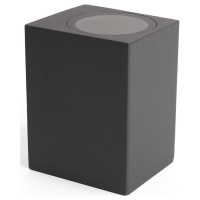 Светильник садово-парковый, 230V GU10, DH050 , серый (на стену), Feron 48324