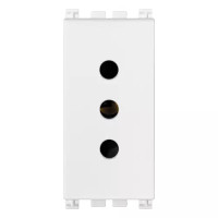 Vimar Розетка 2P+T 10A P11 с антибактериальным покрытием, белая, 19201.AB.B Vimar Розетка 2P+T 10A P11 с антибактериальным покрытием, белая, 19201.AB.B