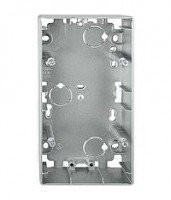 Artec Коробка 2-ная для накладного монтажа, алюм.