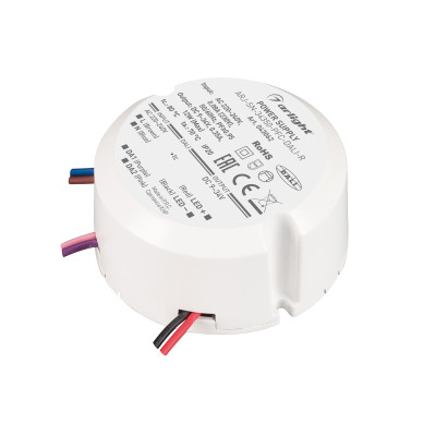 Блок питания ARJ-SN-34350-PFC-DALI-R (12W, 9-34V, 0.35A) (Arlight, IP20 Пластик, 3 года), 043062