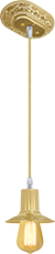 FD1072SOB Fede MILANO Светильник потолочный подвесной без ретро-лампы MILANO, Bright Gold FD1072SOB Fede MILANO Светильник потолочный подвесной без ретро-лампы MILANO, Bright Gold