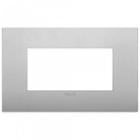 Vimar Накладка CLASSIC на 4 модуля серебро матовое, 19654.79