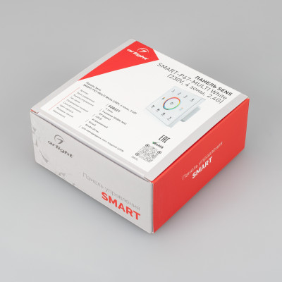 Панель Sens SMART-P67-MULTI White (230V, 4 зоны, 2.4G) (Arlight, IP20 Пластик, 5 лет), 028321