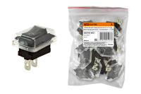 Клавишный переключатель YL-211-03 черный (влагозащищенный) 2 положения 1з  TDM Electric, SQ0703-0021