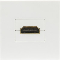 Donel Розетка HDMI, 2мод., бел. (45х45мм), серия (тип) DEC, DECF29W2