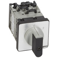 Legrand Переключатель на 2 направления - с положением ''0'', 45° - PR 12 - 3П - 6 контактов - крепление на дверце, 027432