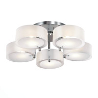 Evoluce SL483.502.05 Светильник потолочный Хром/Белый E27 5*60W