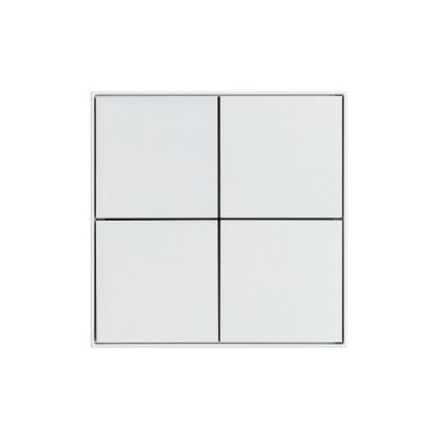 INTELLIGENT ARLIGHT Кнопочная панель KNX-304-23-IN White (BUS, Frame) (IARL, IP20 Металл, 2 года), 038401