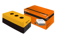 Корпус КП103 для кнопок 3места желтый TDM Electric, SQ0705-0008
