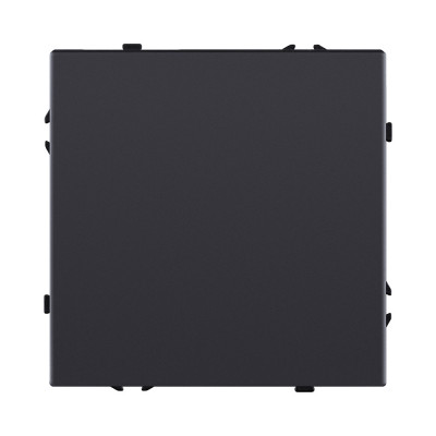 Выключатель 1-клавишный 10А/250В, черный матовый Kollinger Eclipse EC-001BK