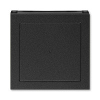 3559H-A00700 63 - Накладка ABB Levit для выключателя карточного антрацит / дымчатый чёрный - 2CHH590700A4063