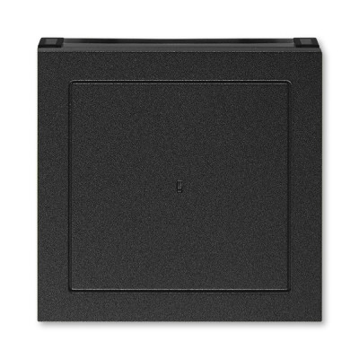 3559H-A00700 63 - Накладка ABB Levit для выключателя карточного антрацит / дымчатый чёрный - 2CHH590700A4063