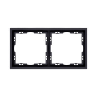 Рамка 2-постовая, черный матовый Kollinger Eclipse EC2BK