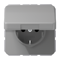 Штепсельная розетка SCHUKO 16A 250V~ с защитой от влажности; серая, CD1520BFKLGR Штепсельная розетка SCHUKO 16A 250V~ с защитой от влажности; серая, CD1520BFKLGR