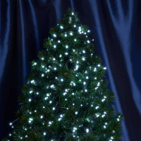 Гирлянда линейная, 500 LED 5000K, 10м + 2м (с контроллером)  зеленый шнур,  IP20  CL09, Feron 48177