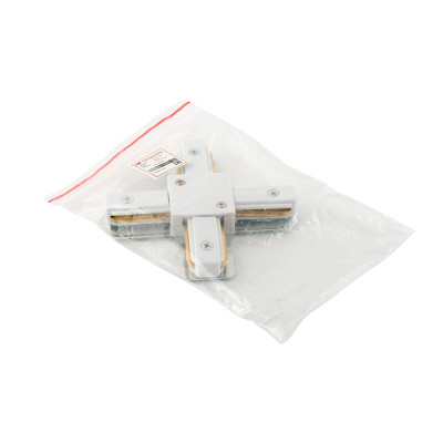 Denkirs TR1104-WH Соединитель для шинопровода X-образный, белый