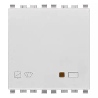 Vimar Актуатор с 1 реле 16а + сенсор тока, серебро матовое, 20537.N